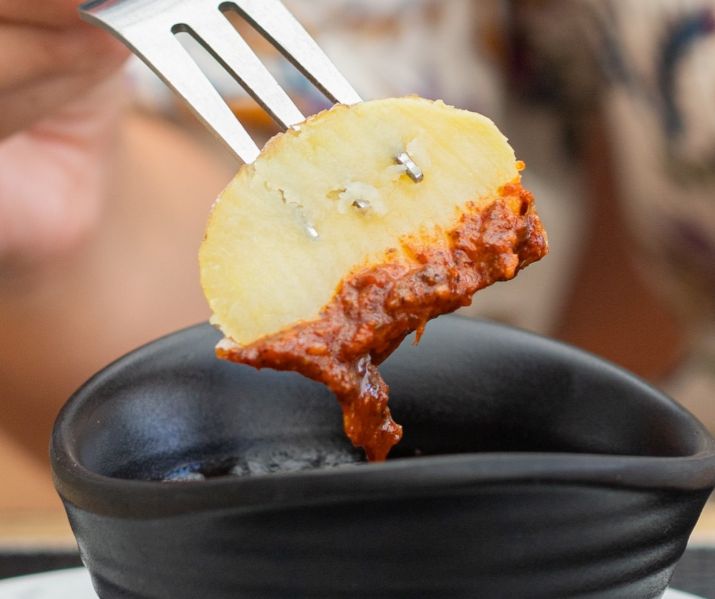 Papas con mojo